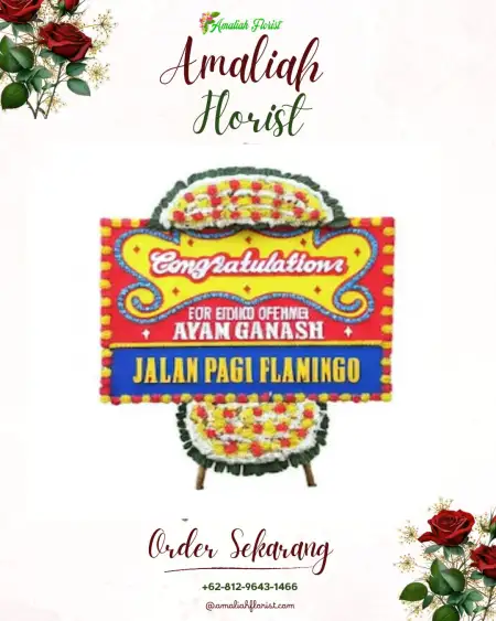 Sewa Papan Bunga Gane Timur